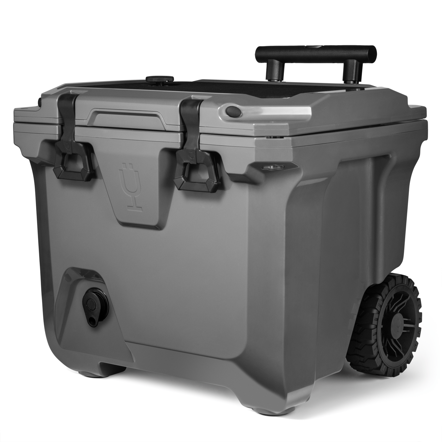 Br Tank 35-Quart Rolling Cooler | Charcoal