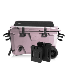Br Tank 55-Quart Double Drink Holder Cooler Bundle | Lilac Dusk